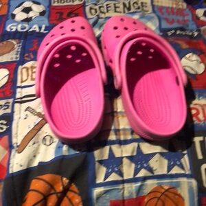 Pink crocs for $50 in Leavenworth Kansas
